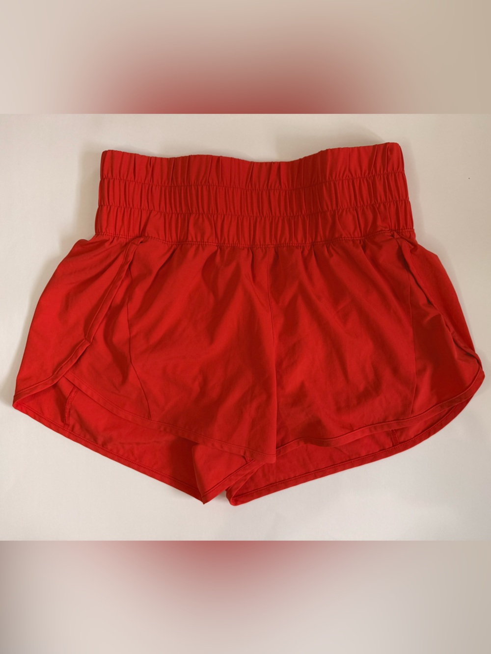 Avia Red Elastic Waistband Athletic Shorts
